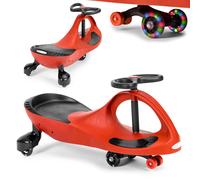 Auto a spinta con ruote LED rosse di ECOTOYS
