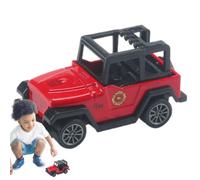 Auto a trazione,Auto a trazione Coordinazione occhio-mano, interattivo | Camion dei pompieri pullback fuoristrada per bambini in età prescolare, bambini, ragazzi, ragazze, riunioni di famiglia, di