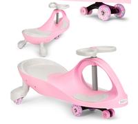 Auto a tre ruote rosa con ruote LED ECOTOYS