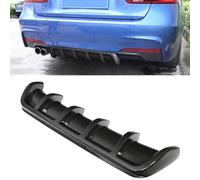 Auto ABS Alettoni Posteriori Gonne Spoiler Diffusore Splitter, per Audi A4 B8 B9 Avant 2008-2015 squalo Universale Labbro Stile paraurti, B/Carbon Fiber pattern-67cm