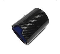 Auto Accessori 1 Pezzo Argento Punte Di Scarico In Carbonio Muffola Ugelli Code Per Bmw Per F87 F80 F82 F83 F90 Per M2 Per M3 Per M4 Per M5 Coda Gola(Bluing 60mm-93mm)