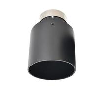 Auto Accessori 1 Pezzo In Lega Di Alluminio Nero Opaco In Acciaio Inox Silenziatore Di Scarico Auto Ricambi Auto Modificati Punta Coda Accessori Per E46 F30 Xf Coda Gola(45MM IN- 105MM OUT)
