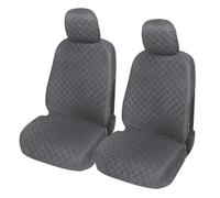 Auto Accessori Lupex A22 Coprisedili auto universali, anteriori e posteriori (Coppia Anteriore, Grigio)