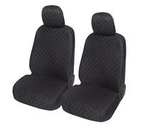 Auto Accessori Lupex A22 Coprisedili auto universali, anteriori e posteriori (Coppia Anteriore, Nero)