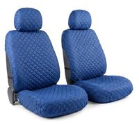 Auto Accessori Lupex - A22 Coprisedili Universali Auto in Tessuto Poliestere Trapuntato, Coppia Anteriore, Set 2 pezzi colore Blu Chiaro