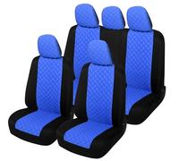 Auto Accessori Lupex A23 Coprisedili auto universali, anteriori e posteriori (Set Completo Bicolore, Blu)