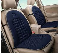 Auto Accessori Lupex - Coppia di schienali universali, kit da 2 pezzi, colore Blu, coprisedili anteriori, per sedili auto, furgone e sedia ufficio, poliestere, con 92 sfere massaggianti