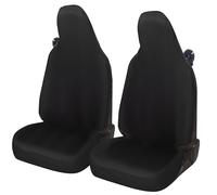 Auto Accessori Lupex Coprisedili auto compatibili con Smart fortwo, 450 451 e 453, 1 2 3 Serie, Tessuto Policotone (Nero)
