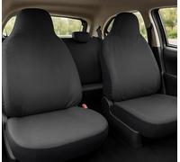 Auto Accessori Lupex | Coprisedili Auto Compatibili per C1 dal 2005 al 2022 con copri poggiatesta integrato, Grigio Scuro, Made In Italy, Policotone, Nome Auto Ricamato, Kit completo