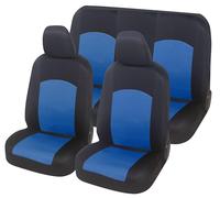 Auto Accessori Lupex - Coprisedili Auto Universali | Colore Blu Royal | Set Fodere Copri Sedili Anteriori e Posteriori | Tessuto Poliestere | No Suv