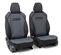 Auto Accessori Lupex Coprisedili Compatibili 2008 - LS90 - Set 4 Pezzi in Tessuto Poliestere con Spugna 2mm - Fodere Antiscivolo Coppia Anteriore