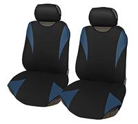 Auto Accessori Lupex Coprisedili per auto Universali, tessuto poliestere, set fodere protezione sedili, copertura adattabile, No Suv (Coppia Anteriore, R2 - Blu Scuro)