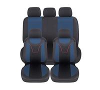 Auto Accessori Lupex Coprisedili per auto Universali, tessuto poliestere, set fodere protezione sedili, copertura adattabile, No Suv (Anteriori e Posteriori, N - Blu Scuro)