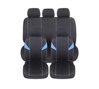 Auto Accessori Lupex Coprisedili per auto Universali, tessuto poliestere, set fodere protezione sedili, copertura adattabile, No Suv (Anteriori e Posteriori, H - Blu Chiaro)