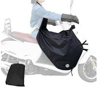Auto Accessori Lupex Kit Telo Coprigambe Felpato e Guanti Coprimanopole Universale per Scooter e Moto | Regolabile Impermeabile e Antivento | Copertura Gambe e Mani Invernale