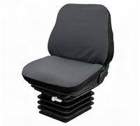 Auto Accessori Lupex - LS32 Coprisedile Trattore Universale - Seduta e Schienale in PU Trapuntata, Cuciture Rinforzate, Protezione e Comfort per Sedili Agricoli (Tessuto Grigio)