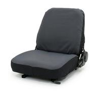 Auto Accessori Lupex - LS33 Coprisedile Muletto Universale - Seduta e Schienale Accoppiata Soffice, Cuciture Rinforzate, Protezione e Comfort per Sedili Agricoli (Grigio in Tessuto)