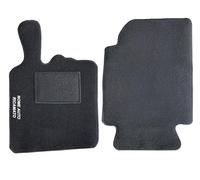 Auto Accessori Lupex | Set 2 pezzi Tappetini Auto Compatibili con Smart Fortwo 1 Serie W450 (1998-2007) | Coppia Anteriore Sagomata in Moquette con Ricamo Lato Guida | Fondo Antiscivolo