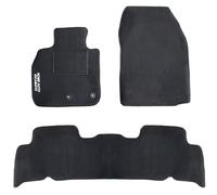 Auto Accessori Lupex | Set 3 pezzi Tappetini auto Compatibili con Scénic X-Mod (2009-2016) con 2 Clip di Fissaggio | Tappeti Sagomati in Moquette con Ricamo Lato Guida | Fondo Antiscivolo