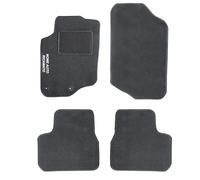 Auto Accessori Lupex | Set 4 pezzi Tappetini Auto Compatibili con 207 (2006-2015) con 2 Clip di Fissaggio | Tappeti Sagomati in Moquette con Ricamo Lato Guida | Fondo Antiscivolo