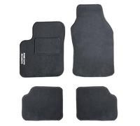 Auto Accessori Lupex | Set 4 Pezzi Tappetini Auto Compatibili con 500 (dal 2008) | Tappeti Sagomati in Moquette con Ricamo Lato Guida | Fondo Antiscivolo | Anteriori e Posteriori