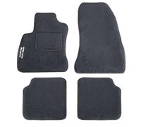 Auto Accessori Lupex | Set 4 Pezzi Tappetini Auto Compatibili con 500L | Tappeti Sagomati in Moquette con Ricamo Lato Guida | Fondo Antiscivolo | Anteriori e Posteriori