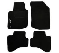 Auto Accessori Lupex | Set 4 pezzi Tappetini auto Compatibili con C1 (2005-2014) con 1 Clip di Fissaggio | Tappeti Sagomati in Moquette con Ricamo Lato Guida | Fondo Antiscivolo
