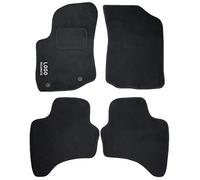 Auto Accessori Lupex | Set 4 pezzi Tappetini auto Compatibili con C1 (2014-2022) con 2 Clip di Fissaggio | Tappeti Sagomati in Moquette con Ricamo Lato Guida | Fondo Antiscivolo