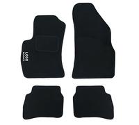 Auto Accessori Lupex | Set 4 Pezzi Tappetini Auto Compatibili con Doblo prima serie (2000-2009) | Tappeti Sagomati in Moquette con Ricamo Lato Guida | Fondo Antiscivolo | Anteriori e Posteriori