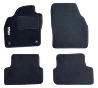 Auto Accessori Lupex | Set 4 Pezzi Tappetini Auto Compatibili con Fabia 2021-2025 | Tappeti Sagomati in Moquette con Ricamo Lato Guida | Fondo Antiscivolo | Anteriori e Posteriori