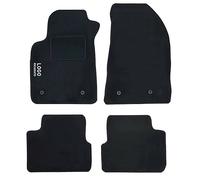 Auto Accessori Lupex | Set 4 Pezzi Tappetini Auto Compatibili con Giulietta 2014 | Tappeti Sagomati in Moquette con Ricamo Lato Guida | Fondo Antiscivolo | Anteriori e Posteriori