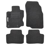 Auto Accessori Lupex | Set 4 pezzi Tappetini auto Compatibili con Kadjar (2015-2022) con 2 Clip di Fissaggio | Tappeti Sagomati in Moquette con Ricamo Lato Guida | Fondo Antiscivolo