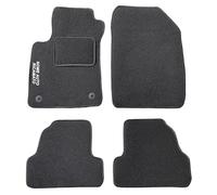 Auto Accessori Lupex | Set 4 pezzi Tappetini auto Compatibili con Mokka A 2012 a 2019 con 2 Clip di Fissaggio | Tappeti Sagomati in Moquette con Ricamo Lato Guida | Fondo Antiscivolo