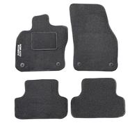 Auto Accessori Lupex | Set 4 Pezzi Tappetini Auto Compatibili con T-Roc | Tappeti Sagomati in Moquette con Ricamo Lato Guida | Fondo Antiscivolo | Anteriori e Posteriori