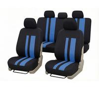 Auto Accessori Lupex Set Coprisedili Auto Universali LS07 Colore Blu Anteriori e Posteriori in Poliestere Utilitaria No Suv