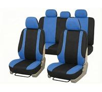 Auto Accessori Lupex Set Coprisedili Auto Universali LS10 Colore Blu Anteriori e Posteriori in Poliestere Utilitaria No Suv