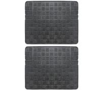 Auto Accessori Lupex - Tappetini 2pz Salva Tappeto Moquette in Gomma, Adattabili, Antiscivolo e Resistenti per Protezione da Sporco, Fango, Neve e Acqua