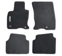 Auto Accessori Lupex Tappetini Auto Compatibili con Kuga 3 Hybrid 2020-2025 | Set 4 Pezzi Anteriori e Posteriori, 3 Clip di Fissaggio, Tappeti Sagomati in Moquette, con Ricamo Lato Guida, Antiscivolo
