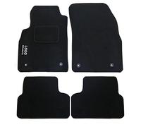 Auto Accessori Lupex Tappetini Auto Compatibili Per Astra J | Tappeti Sagomati | In Moquette Nera | Logo Ricamato Battitacco e 4 Clip Di Fissaggio | Accessori Interni