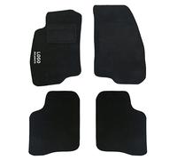 Auto Accessori Lupex Tappetini Auto Compatibili Per Grande Punto | Tappeti Sagomati | In Moquette Nera | Logo Ricamato e Battitacco | Accessori Interni