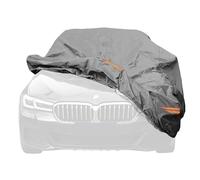 Auto Accessori Lupex - Telo copriauto sagomato impermeabile, resistente alle intemperie, taglia XS per berline fino a 370 cm, in tessuto Peva 100g e felpato dentro, da esterno e interno