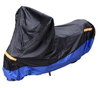 Auto Accessori Lupex Telo Coprimoto in Tessuto Oxford 210D, Cover Sagomato Antipioggia, per Moto Motorino Scooter Bici, Taglia XXXL 296x105x130cm