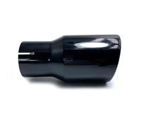 Auto Accessori Per Toyota 1 Pezzo Multi-dimensione Accessori Universali Nero Smussato In Acciaio Inossidabile Riccio Punta Del Silenziatore Coda Gola(54MM IN 89MM OUT)