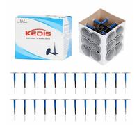 Auto Accessori Toppa 3.6cm/1.42in Alta Temperatura Metallo Naturale Gomma