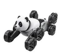 Auto acrobazie RC - Auto telecomandata 8 Ruote con proiezione d'acqua,Robot Panda Corsa Interattivo per, Adolescenti, Giovani e Regalo Amici Studenti