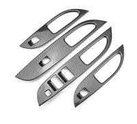 auto Adesivo decorativo Compatibile Con Mitsubishi Per Strada Per Triton L200 2019 2020 2021 2022 4 Pezzi Pannello Di Copertura Pulsante Dell'interruttore Finestrino(Left hand drive)