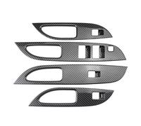 auto Adesivo decorativo Compatibile Con Mitsubishi Per Strada Per Triton L200 2019 2020 2021 2022 4 Pezzi Pannello Di Copertura Pulsante Dell'interruttore Finestrino(Right hand drive)