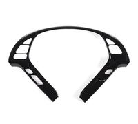 auto Adesivo decorativo Compatibile Con Per G37 2008 2009 2010 2011 2012 2013 Adesivi Per La Copertura Del Pannello Volante Dell'auto E Accessori(Glossy Black)