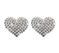 Auto Air Gent Charms Charms, 2pcs Cuore Crystal Car Diffusore Diffusore Vent Clip Diffusore Olio Vent Clip Auto Deodolenti Per Le Donne Bling Accessori Per Auto Per Le Donne