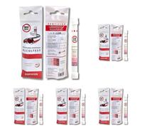 Auto Alcol Test Etilometro - Approvato dalla Comunità Europea - Certificato (Confezione 1 pezzo), Risultati accurati (su respiro) (Confezione da 5)